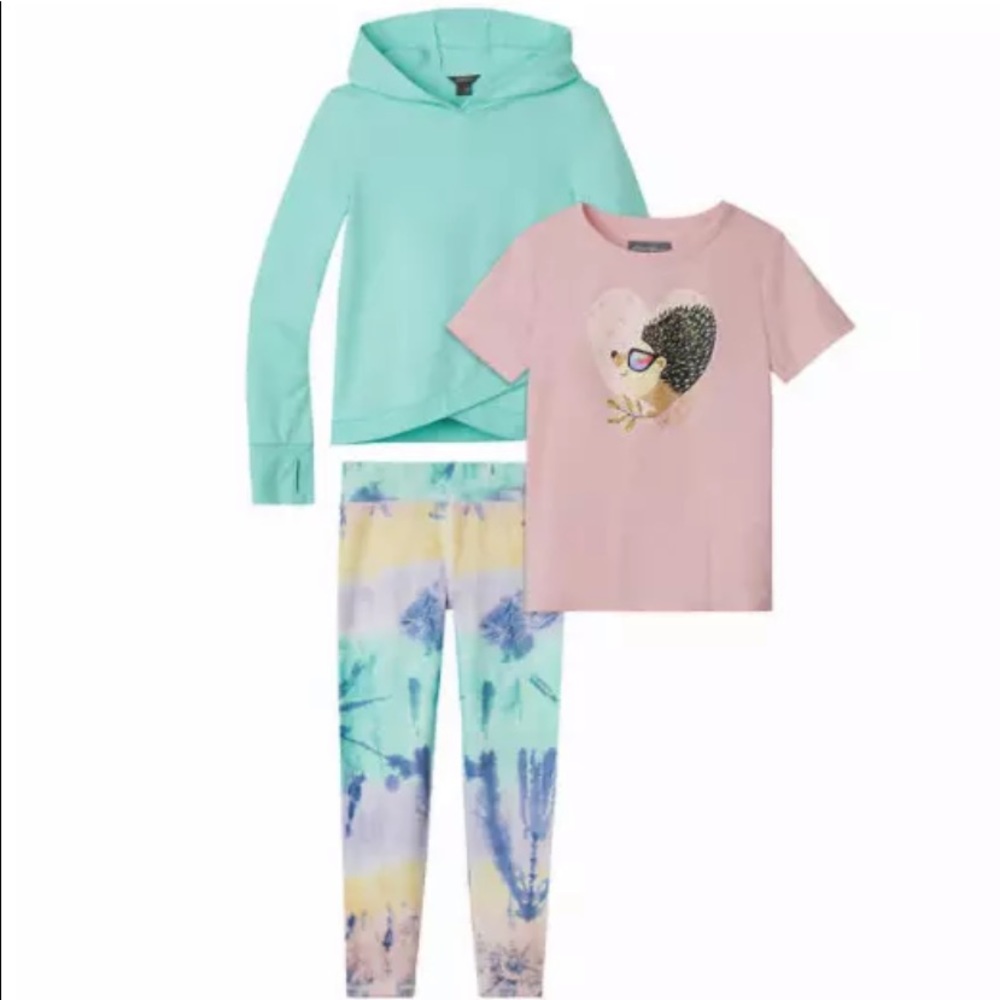 ⭐️ SALE ⭐️ Eddie Bauer Kids • 3 Piece Outfit • Hoodie • T-Shirt • Leggings